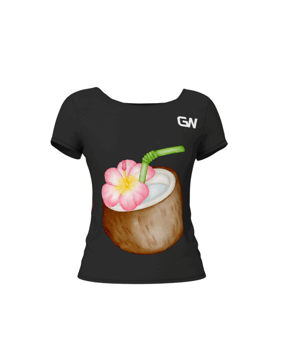 The "Tropical Coconut" Graphic Tee