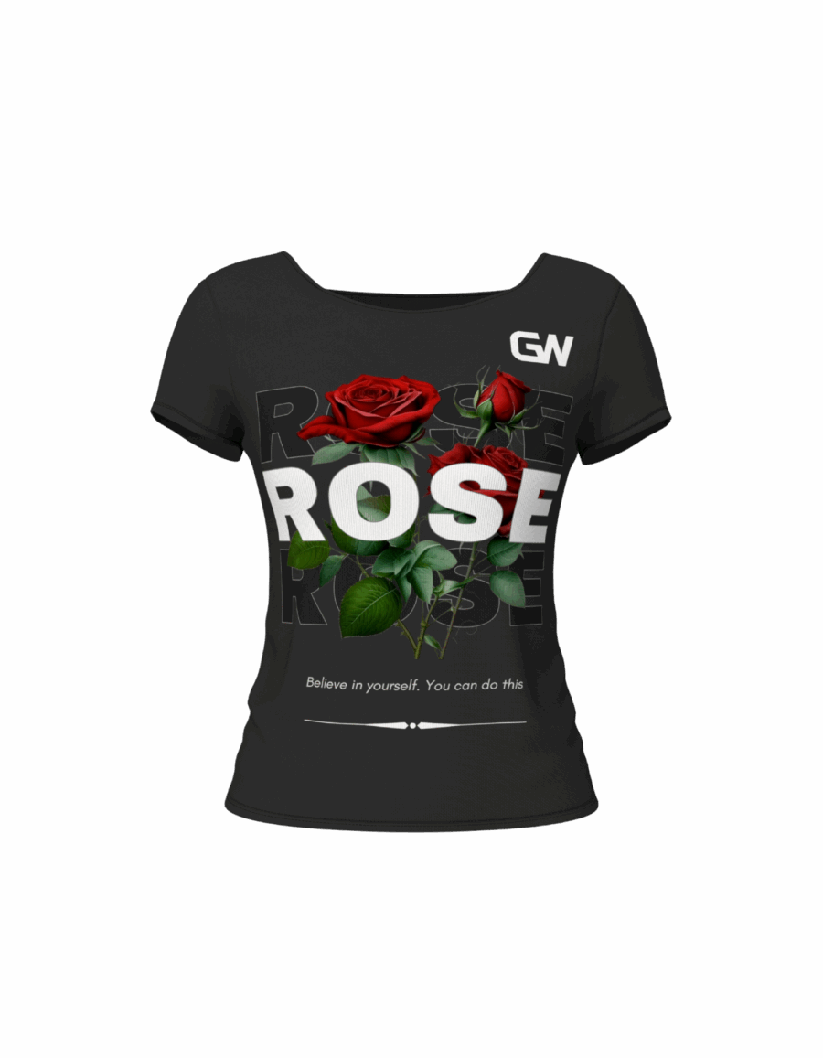 The "Believe in Yourself" Rose Tee