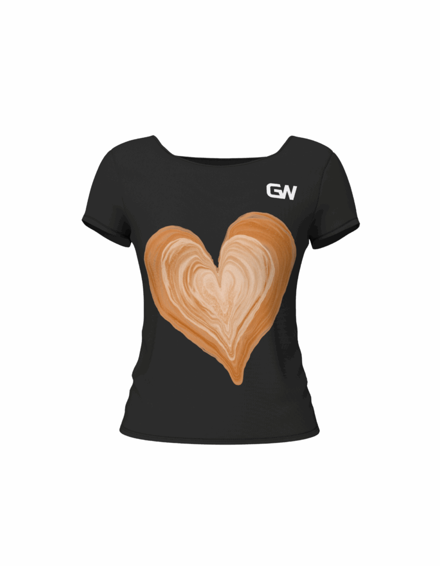 The "Latte Love" Heart Tee