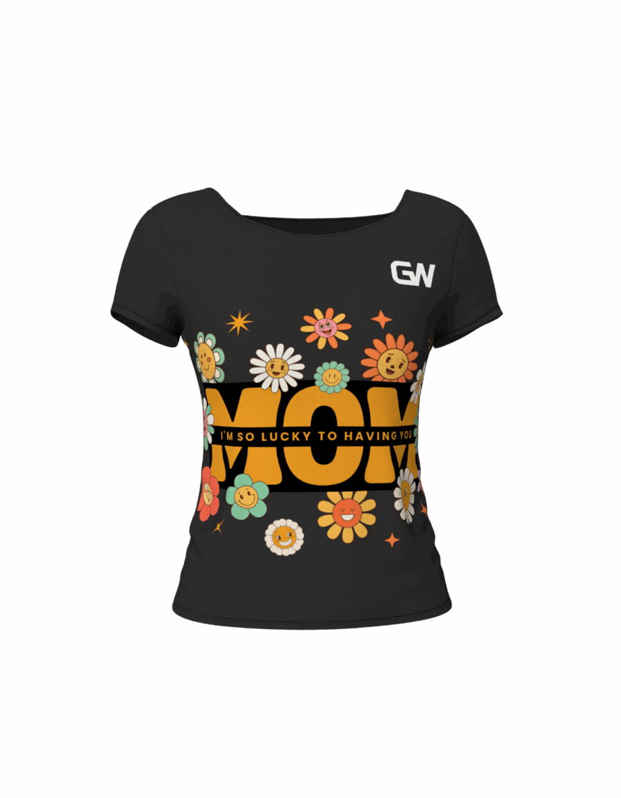 The "Retro Floral Mom" Tee