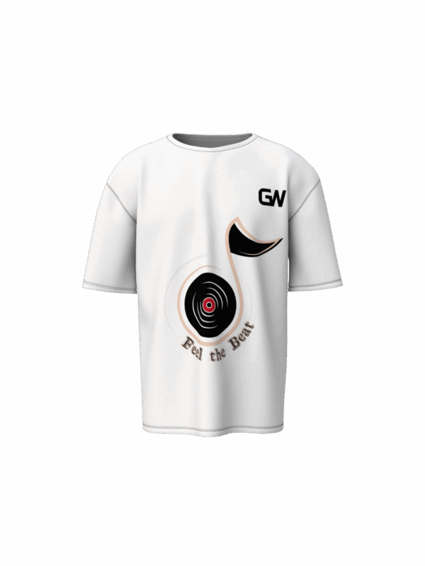 The "Vinyl Note" Oversized Tee