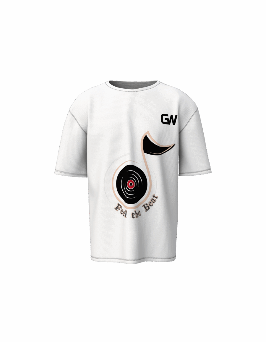 The "Vinyl Note" Oversized Tee