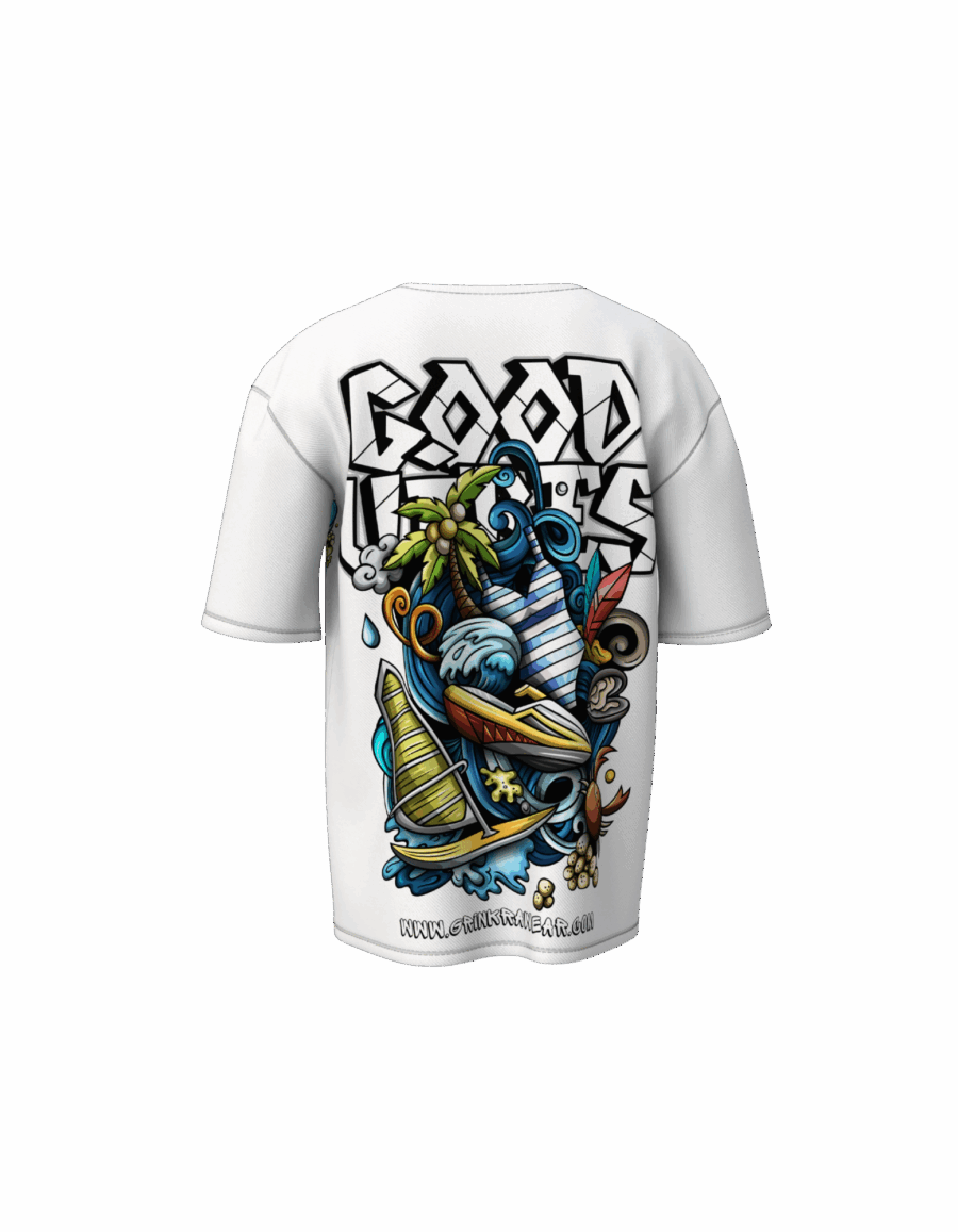 The "Grinkra Doodle Bmb 2" Oversized Tee - Image 2