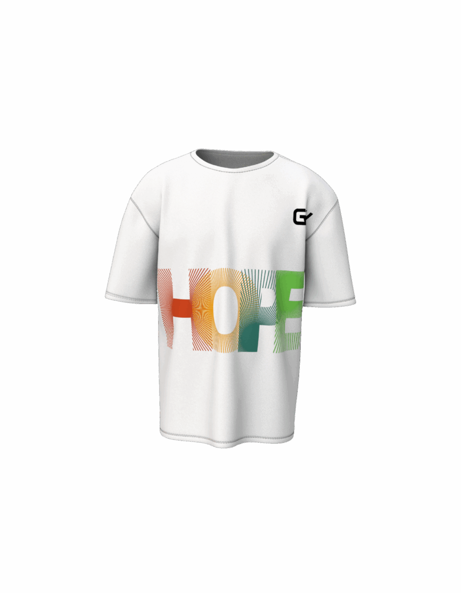 The "Radiant Hope" Oversized Tee