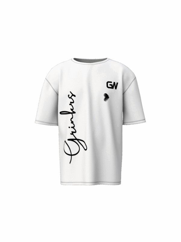 The "Grinkrs Vertical Script" Oversized Tee