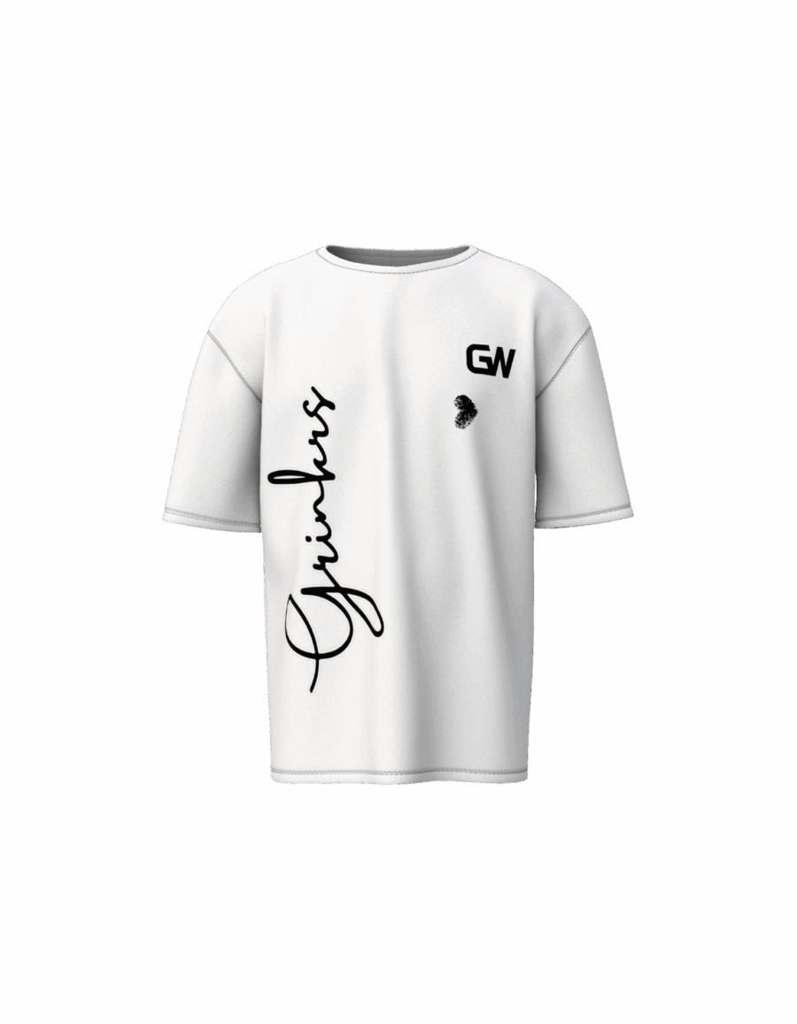 The "Grinkrs Vertical Script" Oversized Tee