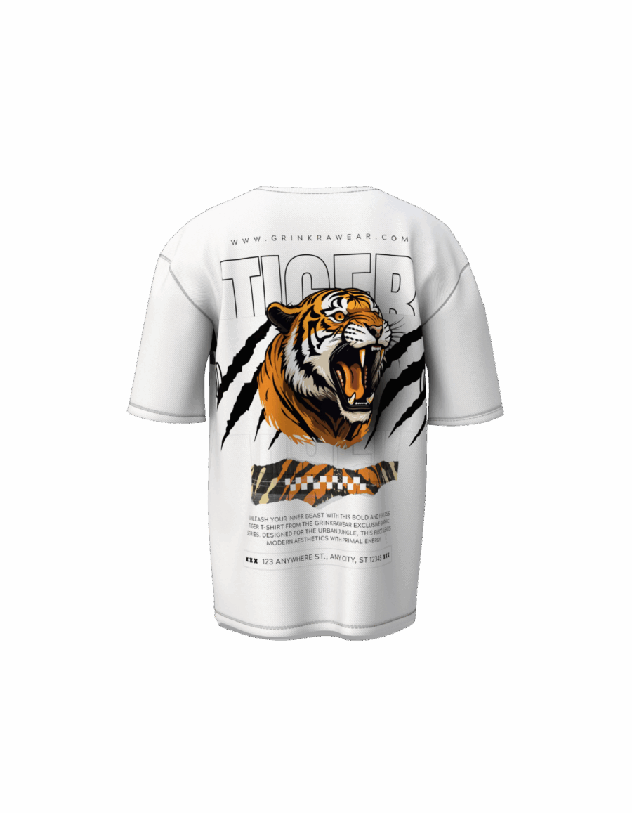 The "Grinkra Urban Tiger" Oversized Tee - Image 2