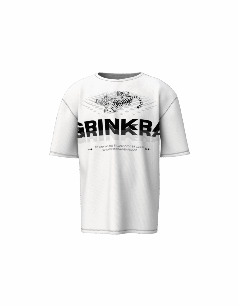 The "Grinkra Urban Tiger" Oversized Tee