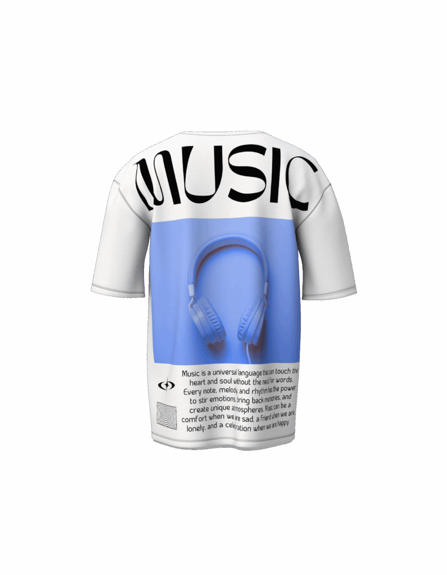 The "Classic Music" Oversized Tee - Image 2